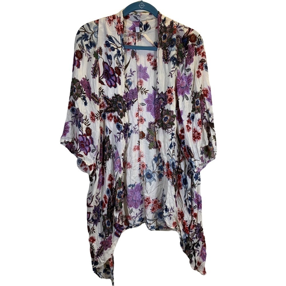 Anthropologie Patrons of Peace Floral Kimono, Women's S/M